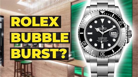 rolex bubble burst